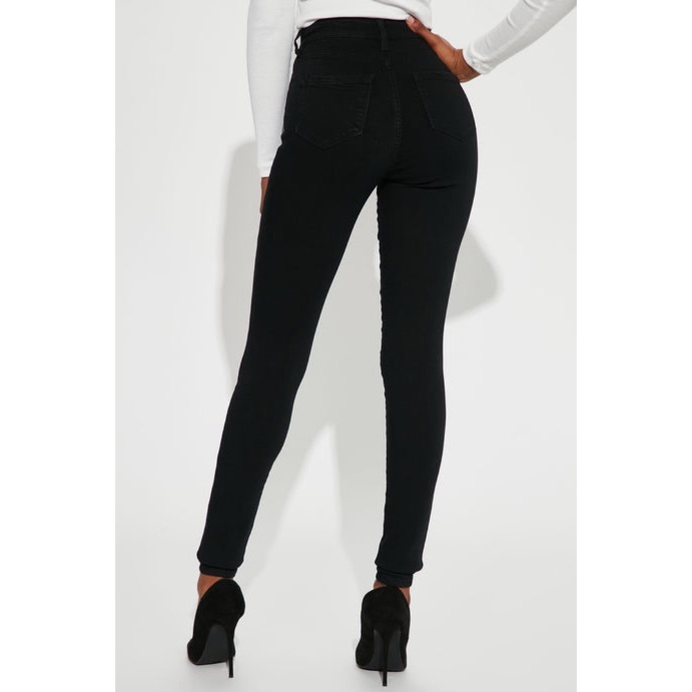 Fashion Nova Black Super High Rise Skinny Jeans - Picture 2 of 13